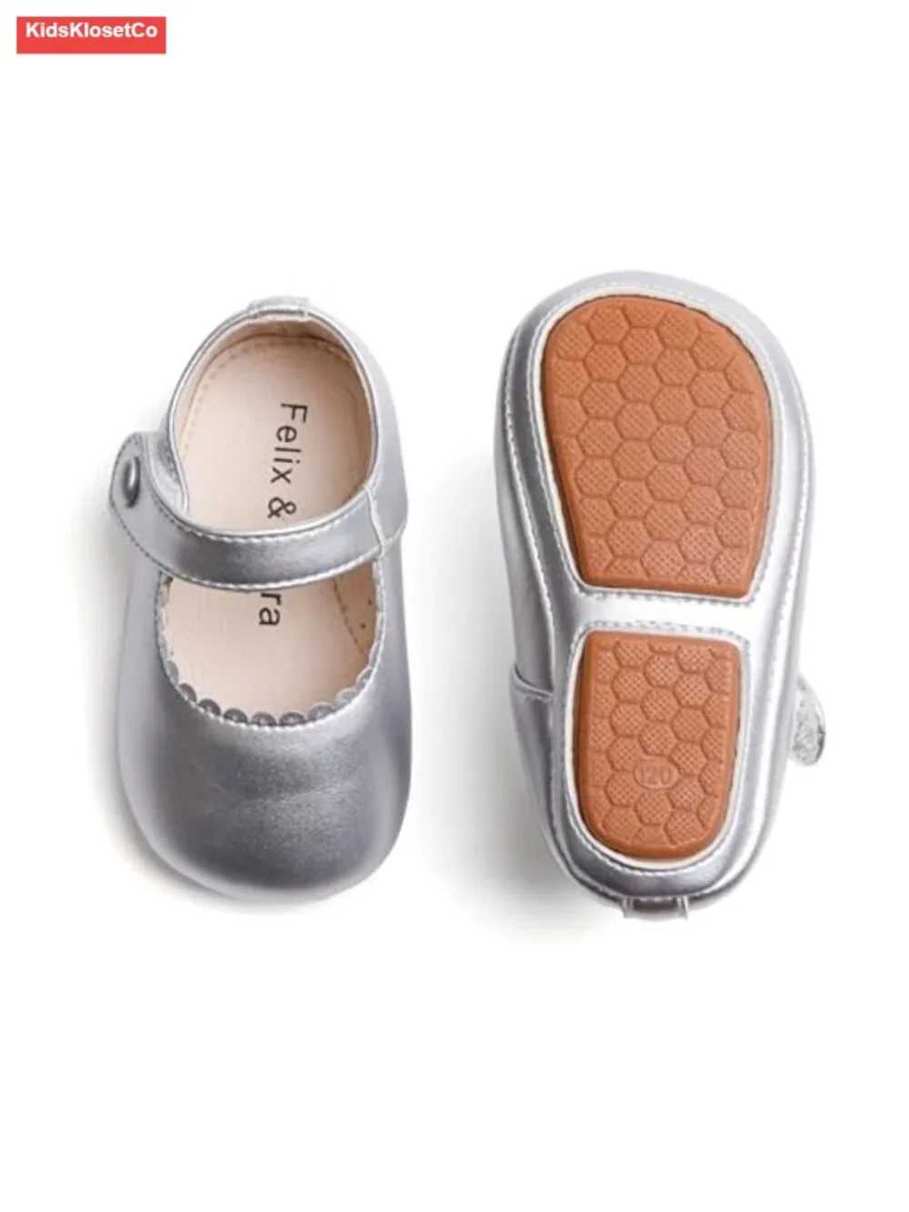 Soft Sole Baby Walking Shoes - Rubber Sole Mocc Shoes Hook & Loop